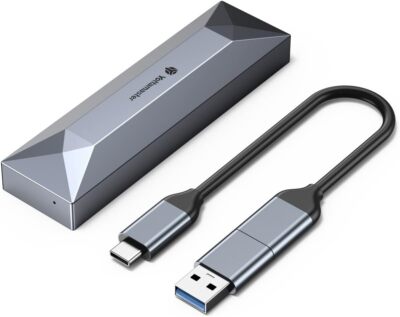 Yottamaster M.2 NVMe SATA Gehäuse USB 3.2 Gen 2 Adapter Aluminium M-Key/M+B Key