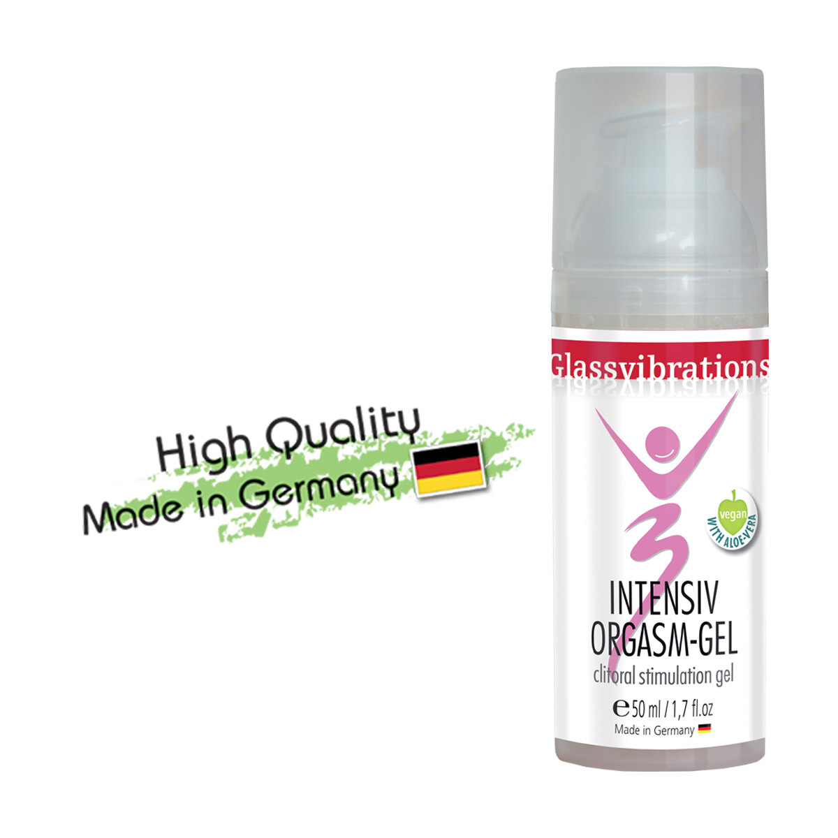 Intimgel Gleitmittel Orgasm-Gel Vegan 50ml Orgasmus Intensiv  GLASSVIBRATIONS | eBay.de