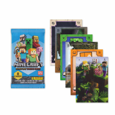 Minecraft Adventure Trading Cards - Item Panorama Mob Structure Karten auswählen
