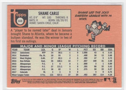 2018 Topps Heritage HIGH Number ROOKIES You Choose COMPLETE YOUR SET - Picture 15 of 89