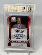 JOSE ABREU 2013 Elite Aspirations ROOKIE RC Auto #d /100 BGS 10 PRISTINE POP 1