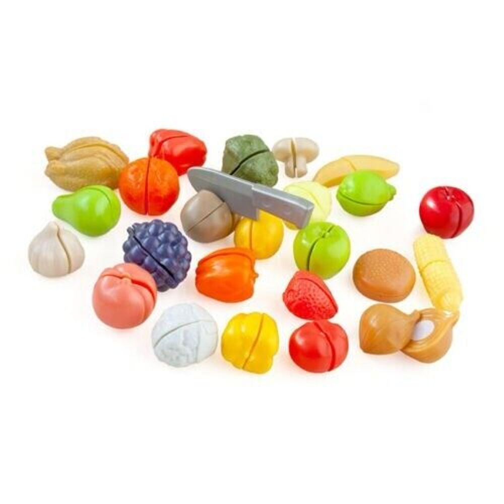 Velcro Fruit Plastic Velcro Play Food Herrnalise 18 Pcs Wooden