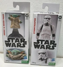 Star Wars Stormtroopers & Grogu & Hover Pram New Set Of 2