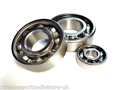 6200 - 6207 OFFENE SERIE HOCHLEISTUNGSLAGER Chrom oder Edelstahl UK VERKÄUFER