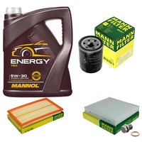 Mann Inspektionspaket 5 L Mannol Energy 5W-30 FüR Suzuki Vitara 1.6 Allgrip