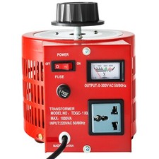 Transformateur variable 1000VA Max 0-240 AC Volt sortie, alimentation Variac ...