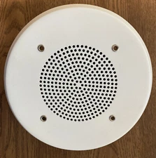 Gentex SPK8W Fire Alarm 8” Round Evacuation Speaker White