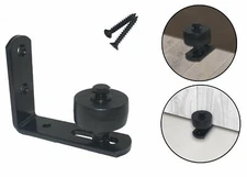 Barn Door Guide Stay Roller: Adjustable Bottom Wall Mount for Smooth Sliding