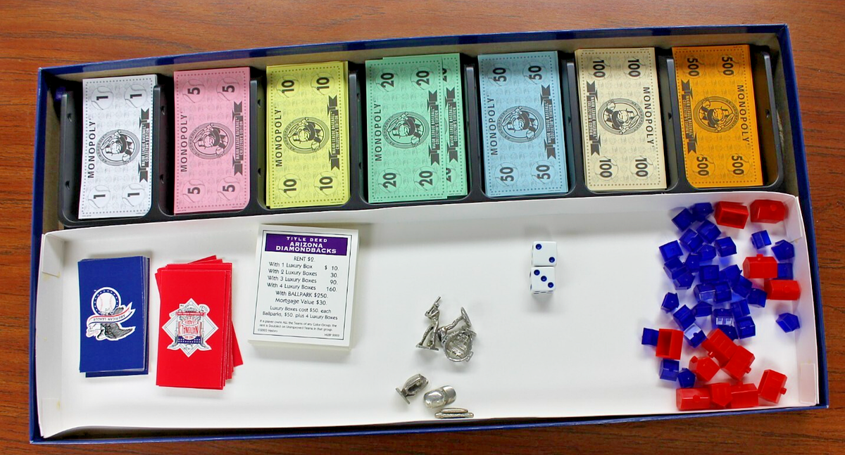 マスターモノポリー Monopoly Parker Brothers Board Game 1999 Major League Baseball