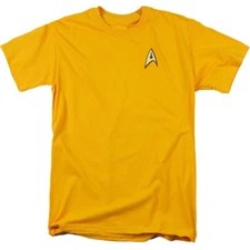 Star Trek Command Uniform TV Show T-Shirt Sizes S-3X NEW