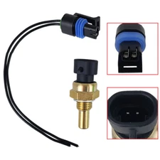Coolant Water Temperature Sensor & Connector Pigtail For GMC Chevrolet Pontiac