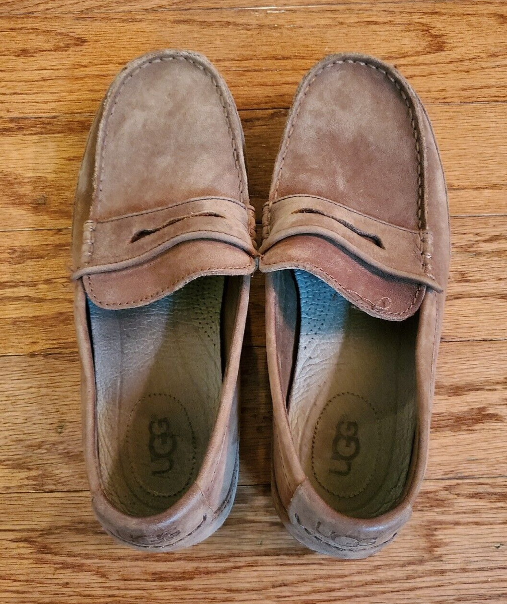 Ugg Mens Tucker Penny Loafer Driving Shoes 1008831 Brown  display picture 2