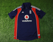 ENGLAND NATIONAL TEAM 2008 CRICKET SHIRT JERSEY ADIDAS ORIGINAL SIZE M 084703