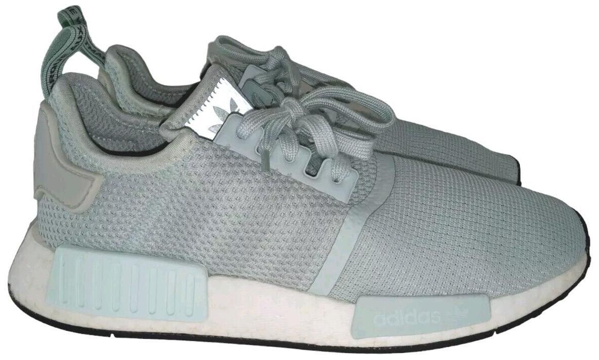 adidas gazelle silver green womens Shop White Mens adidas NMD R1 Lace Up Sneakers – Shoebacca main image 1