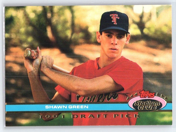 1992 Stadium Club Dome Shawn Green #67 DPK, RC Rookie Toronto Blue