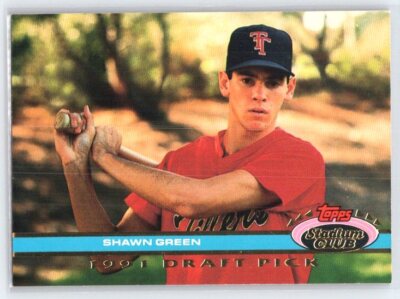 1992 Stadium Club Dome Shawn Green #67 DPK, RC Rookie Toronto Blue