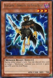 Blackwing - Damascus the Polar Night - CBLZ-EN096 - Rare - Unlimited Edition x3