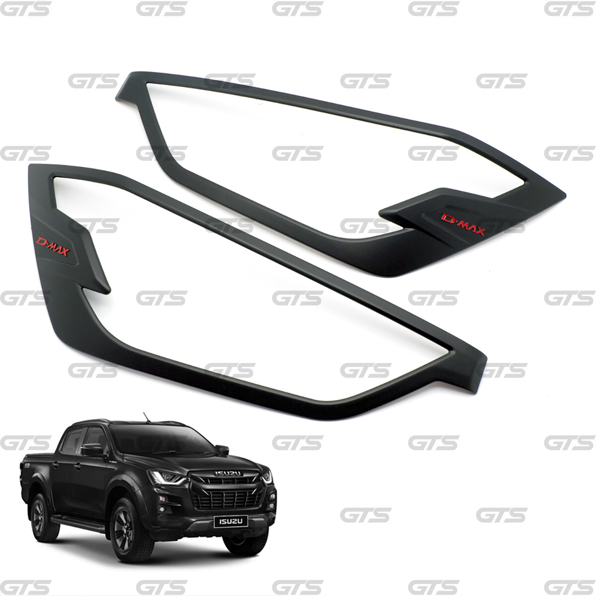 For Isuzu D-Max Dmax V-Cross 2020 21 Matte Black Head Lamp