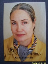 AK Autogramm Karte von "Ellen Schwiers" . Film-Musik-TV Postkarten