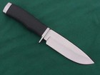 VANGUARD STYLE HUNTING SKINNING SURVIVAL KNIFE W/ BROWN LEATHER SHEATH NEW — photo 3