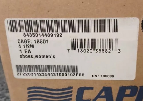 Capps Airlite Footwear Women's Military Uniform Shoes Black Size 4.5" Medium - Picture 7 of 8
