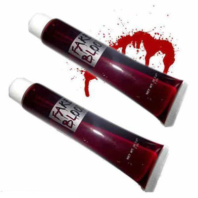 ZWEI RÖHREN KUNSTBLUT HALLOWEEN VAMPIR ZOMBIE HORROR HALLOWEEN FX MAKE-UP 