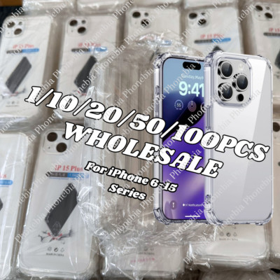 Clear Shockproof Bumper Case Cover For iPhone 15 14 13 12 11 Pro Max XS XR 8 Lot