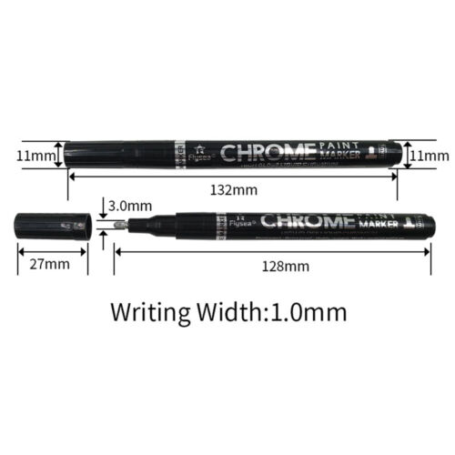 Mirror Effect Scratch-proof Permanent Art Liquid Chrome Pen Paint Marker - Picture 3 of 7