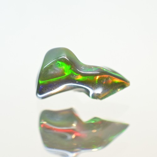 Certified 4.45 Ct Raw Ethiopian Fire Opal – Unique Color Flash Rough Natural Gem
