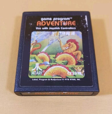 Vintage Atari Adventrue Tested Working Atari 2600 Game Cartridge