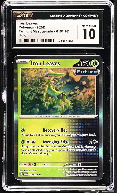 【レア品】アイアン・メイデンズ/L GATHERING TOURLIVE CGC Gem Mint 10 Iron Leaves Holo 019/167 Pokémon Twilight