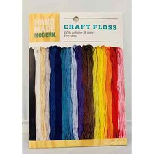 NEW Hand Made Modern Craft Floss 18 Assorted Colors - Set of 4