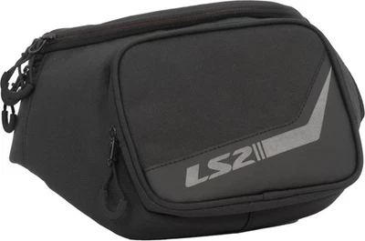 LS2 Freedom Banane Noire 3L Sac Banane Polyester Imperméable - Photo 1/3