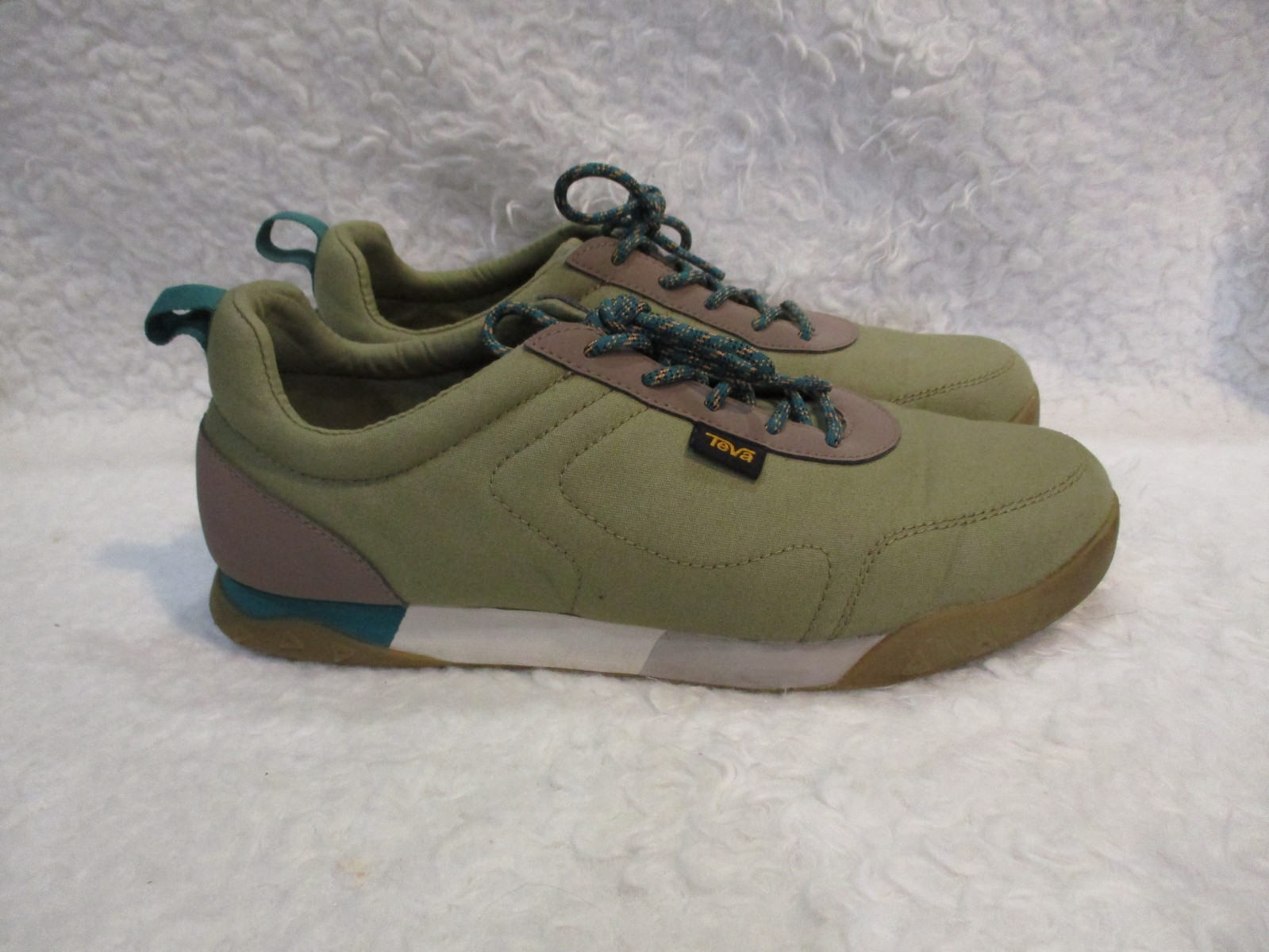 Women's Teva, Green Synthetic, Casual, Comfort, Shoes, Size, 10