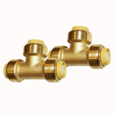 Pex Fitting 3/4 Push Fit Plumbing Tee Pex Fititng Pushtoconnect Plumbing Fittin