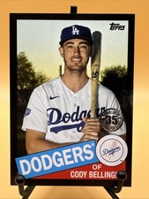 2020 Topps Update 1985 Baseball 35th Anniversary Black Cody Bellinger LAD /299
