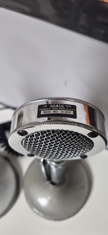 2 astatic D-104 Used Working Vintage Microphone