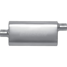 Gibson Cft Superflow Muffler Stainless Steel 4 X 9 X 18 Oval Body 2.5 Gibson Cft Superflow Muffler Stainless Steel 4 X 9 X 18 Oval Body 2.5