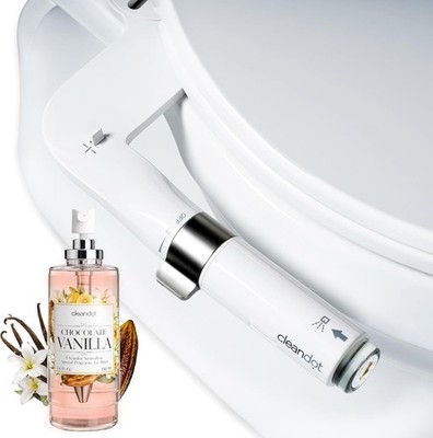 CleanDot Bidet with Fragrance Spray  Non-Electric Self-Cleaning with Chocolate V