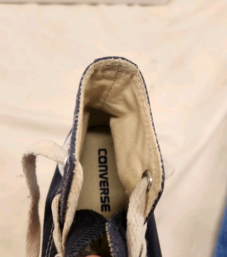 Converse Chuck Taylor All Star High Navy Blue - 3J2333 Preowned Youth Size 10.5 - Picture 12 of 14
