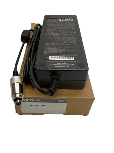 Captron NTS24-3750 90W AC/DC SWITCHING 1.3A BARREL CONNECTOR AC ADAPTER NEW!~ - Afbeelding 1 van 4