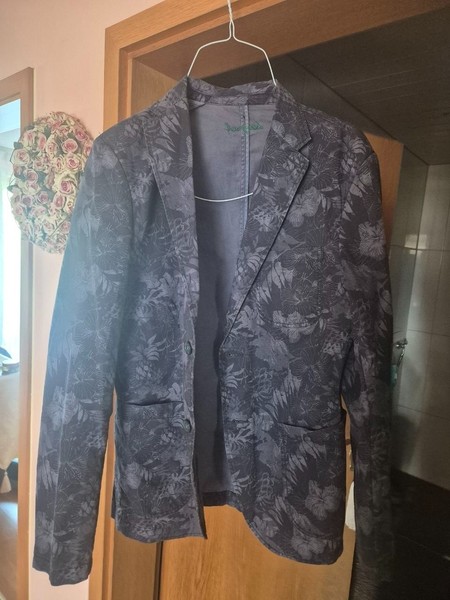 Neuwertige Desigual Jacke Herren Grösse 52 M Dunkel Blau WIE NEU!! TOP ZUSTAND!!