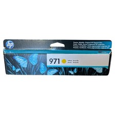 GENUINE HP 971 Ink Cartridge Yellow CN624AM EXP 10/2018 NEW SEALED