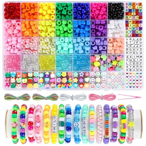 Perles pour Bracelets Kandi Pony Funtopia Kit Loisirs Creatifs Enfant et Adulte
