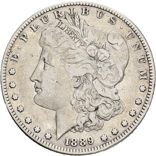 Künker: USA 1 Dollar 1889 CC Morgan Dollar (Carson City) Silber