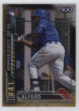 2016 Bowman Scouts' Top 100 Gold Refractor 17/50 Anthony Alford #BTP-41 0kz8