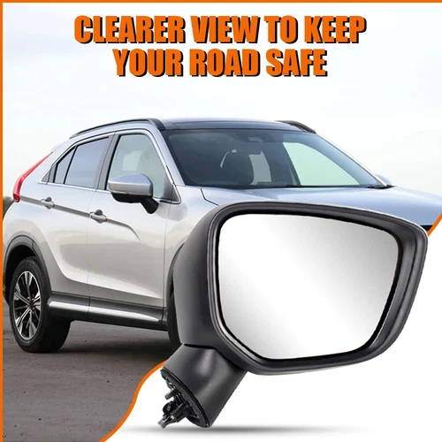 5Pin Paintable Heated Mirror For Mitsubishi Eclipse Cross 17-20 Right Passenger