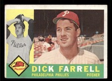 1960 Topps #103 Dick Farrell  (CREASED)