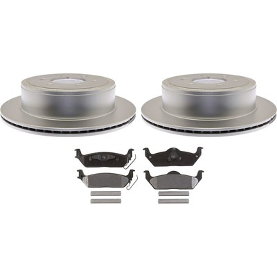 KIT-210513-383 Raybestos 2-Wheel Set Brake Disc and Pad Kits Rear for F150 Truck