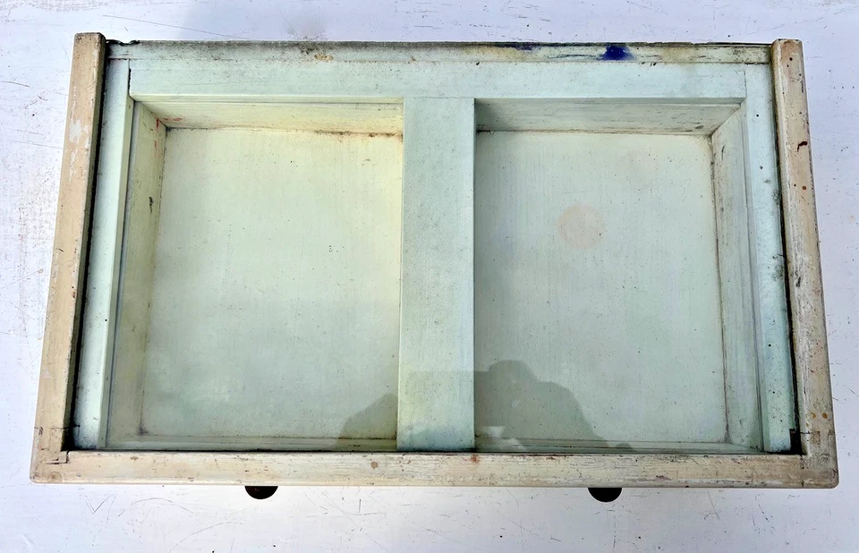 Ancienne vitrine de comptoir en bois et verre - Art Déco - Photo 2/4